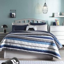Vianney-Twin-Comforter-Novo-Boston-Twin-Bedding-Reversible-Cozy-Blanket-in-Blue-and-Grey-Striped-Design-with-Solid-Light-Grey-on-Other-Side-Bedroom-Essential-5